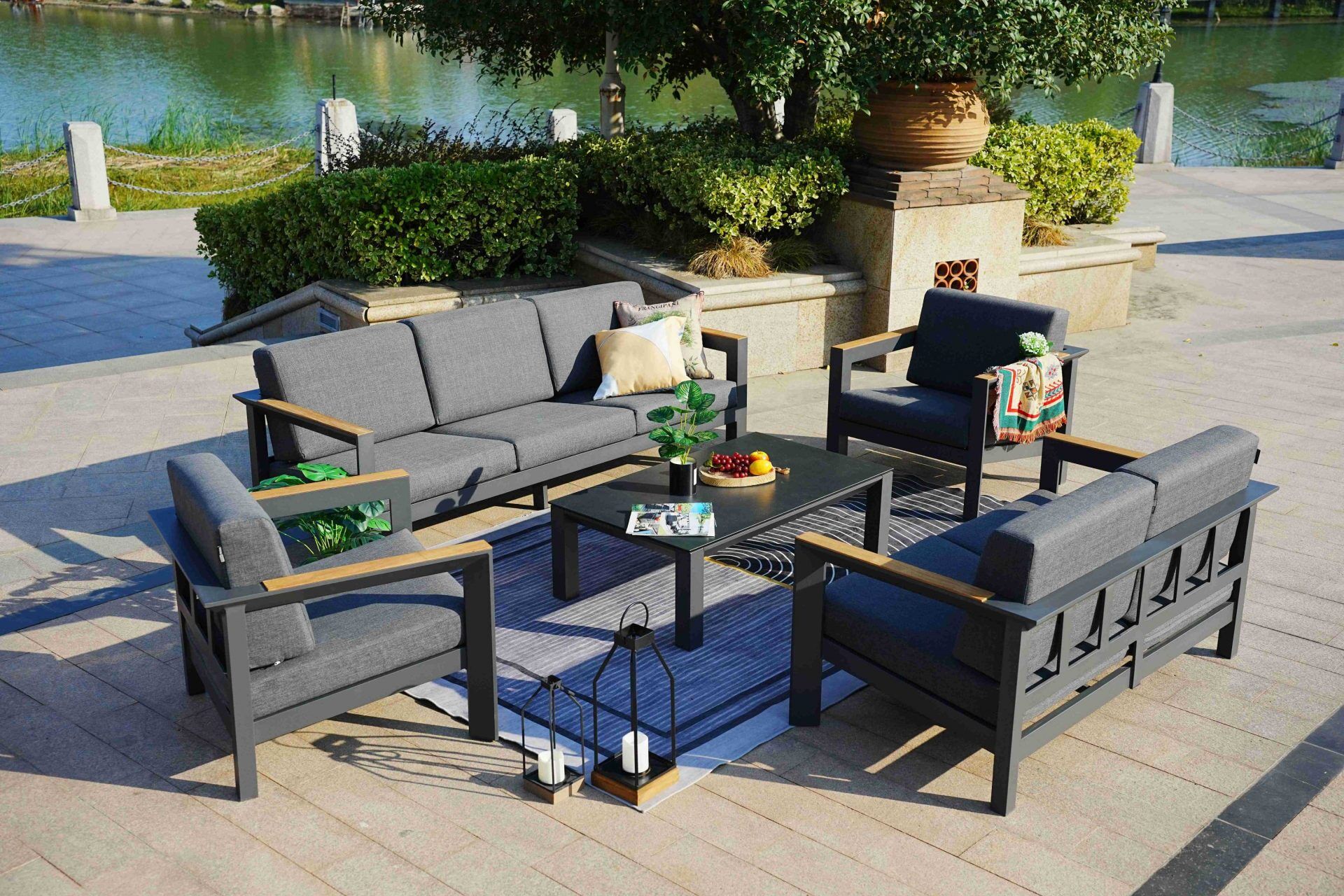 DSC04806 The Ascot 7 Seater Set with Coffee Table - Image 1