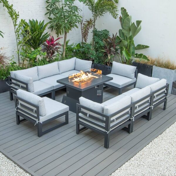 Cheltenham Aluminium 8 Seater Sofa Set Without Fire Pit - Image 1