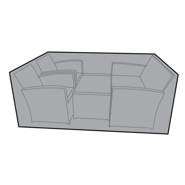 Rattan Hut 4 Seater Sofa Set Cover - Image 1